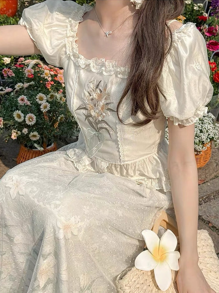 Lily Veil Ruffle Blouse-Tops-ntbhshop