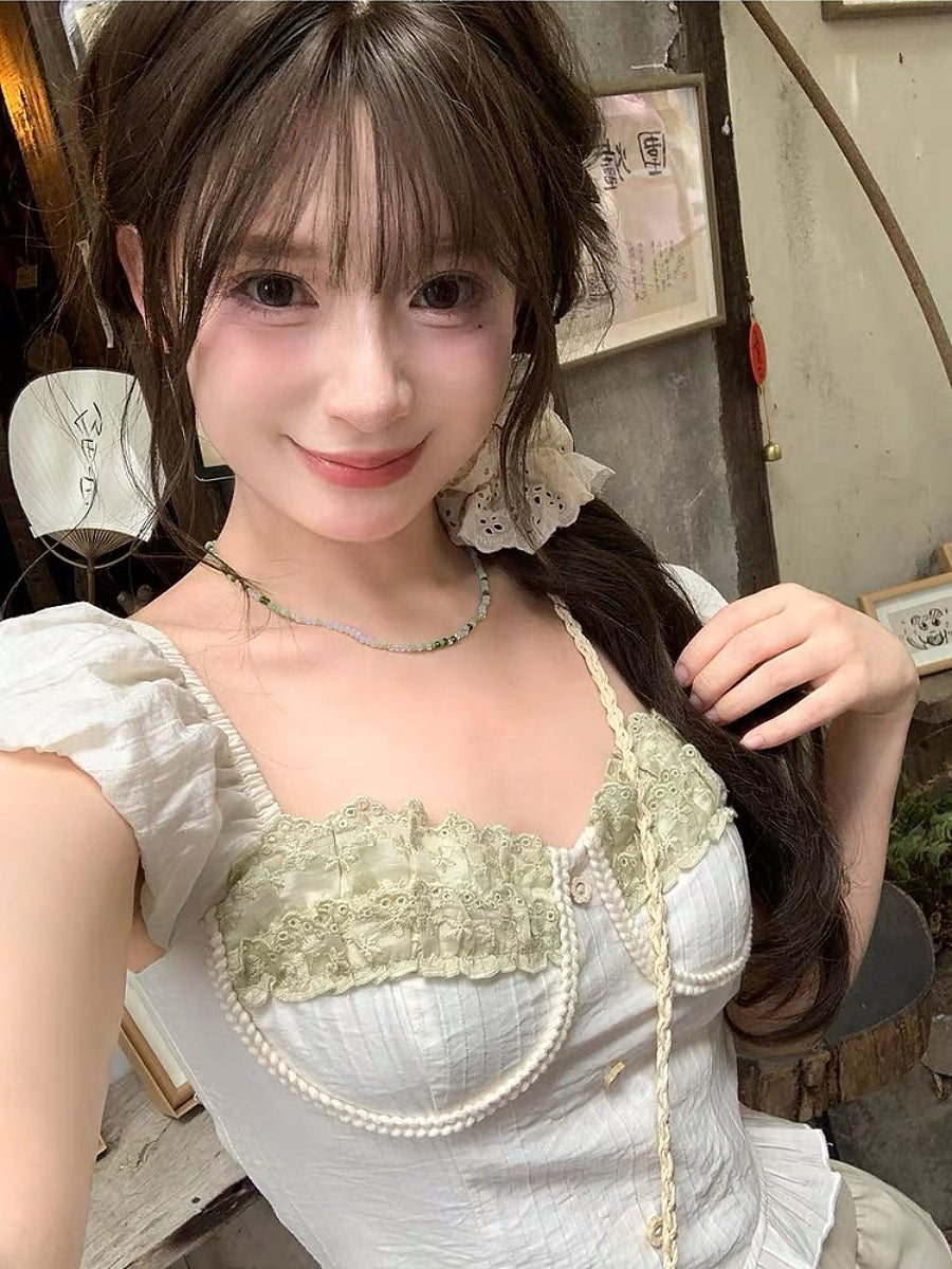 Pearl Belle Corset Top-Tops-ntbhshop