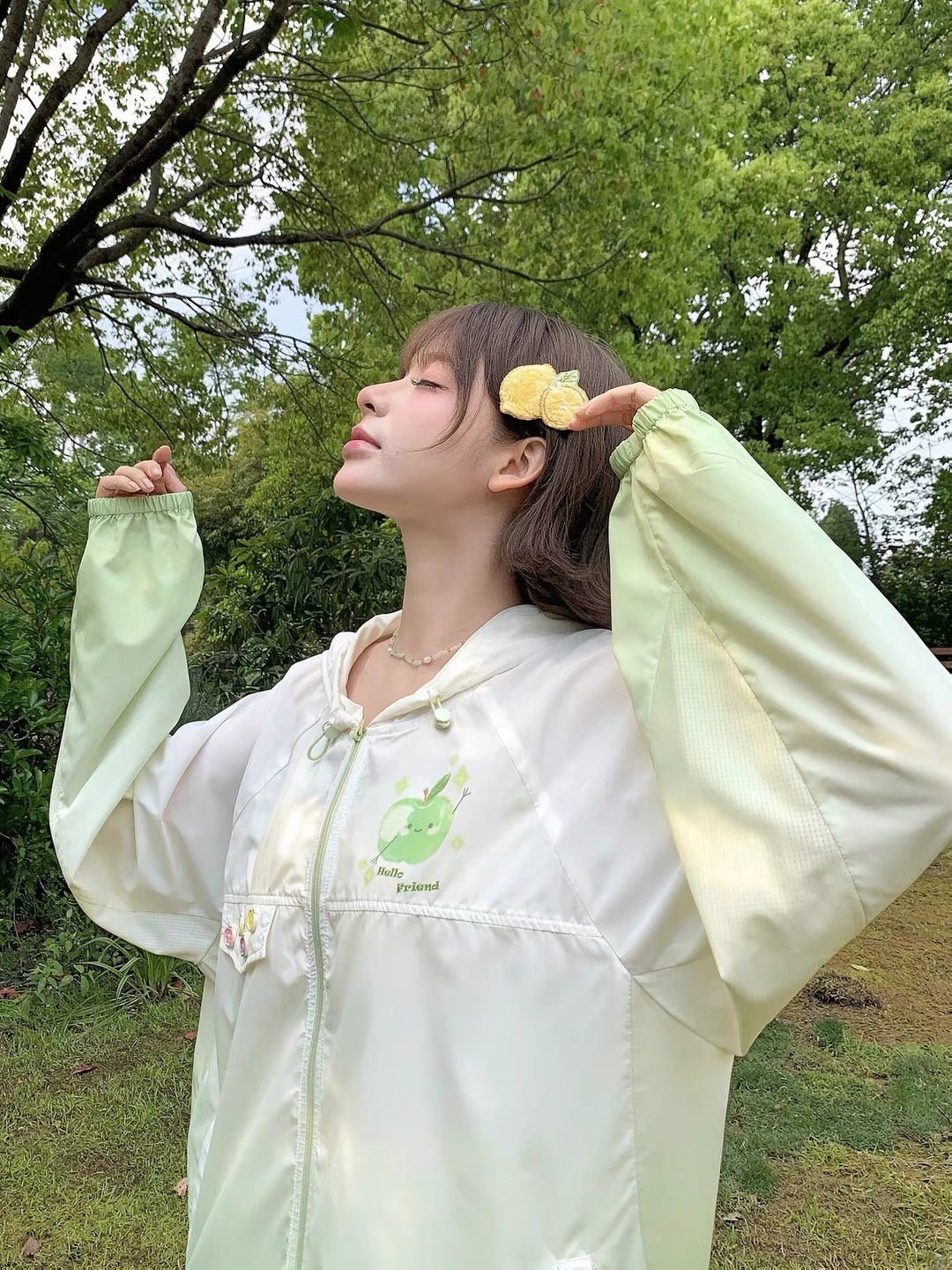 Green Apple Sun Jacket-Outerwear-ntbhshop
