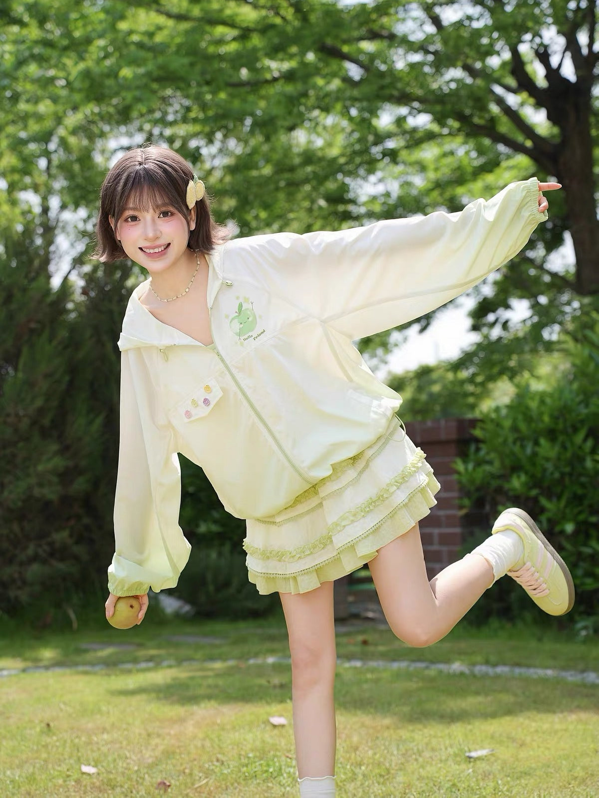 Green Apple Sun Jacket-Outerwear-ntbhshop