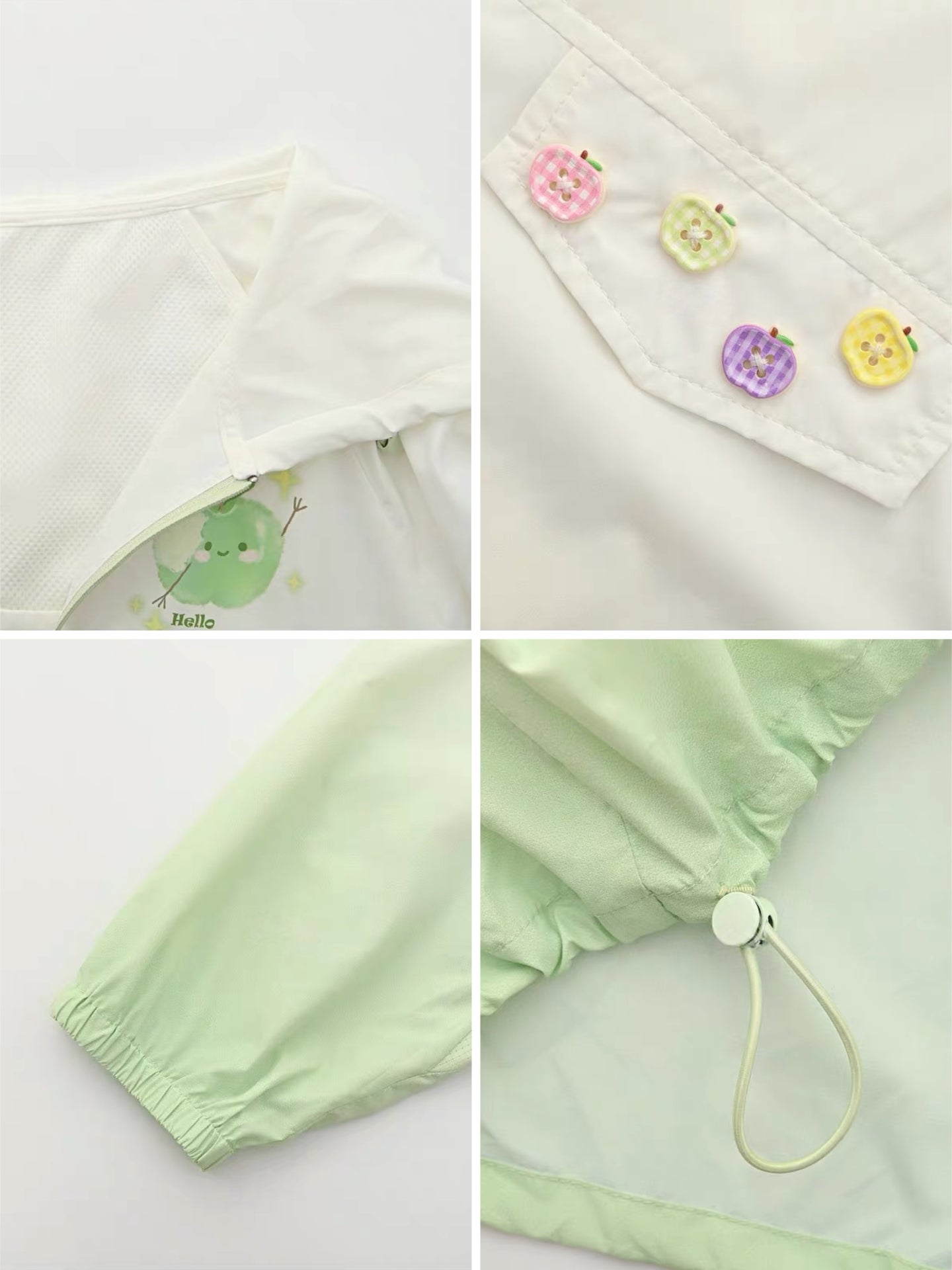 Green Apple Sun Jacket-Outerwear-ntbhshop