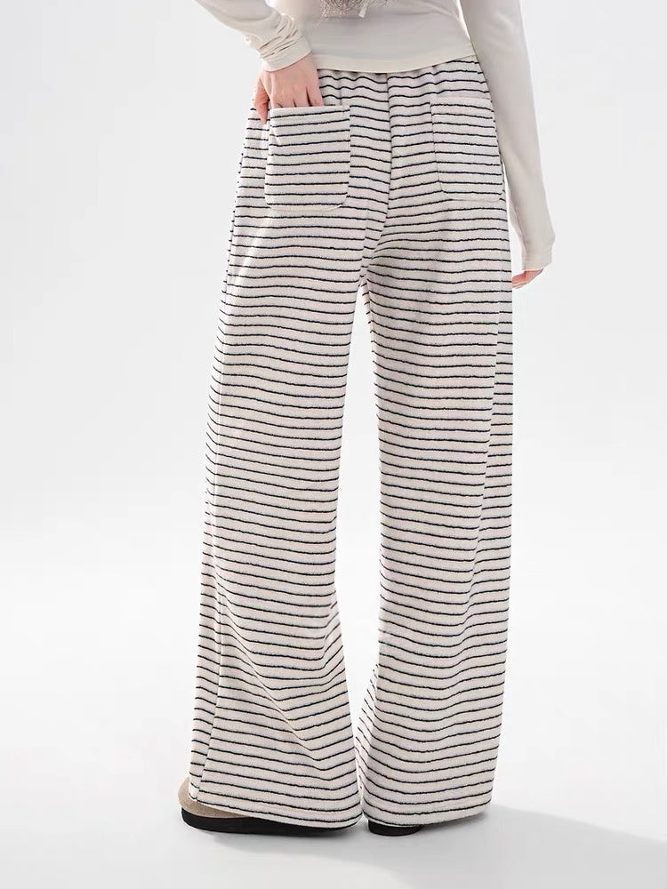 Cloud Milk Stripe Pants