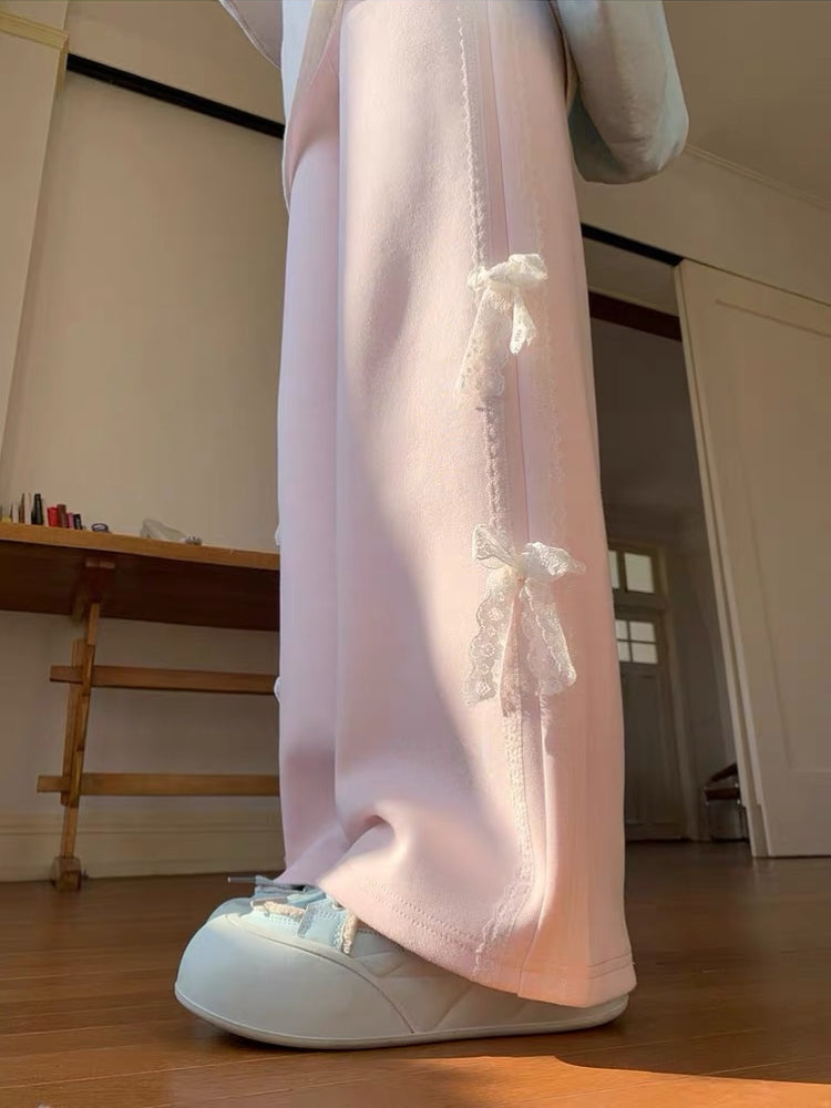Blush Cloud Lace Pants