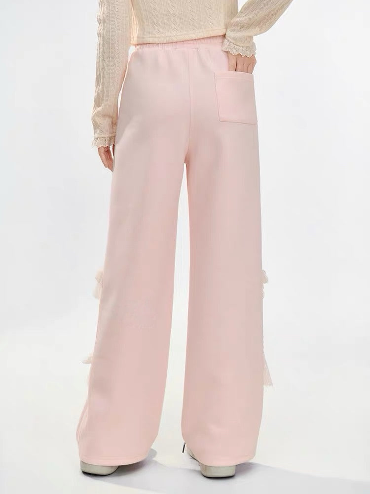 Blush Cloud Lace Pants