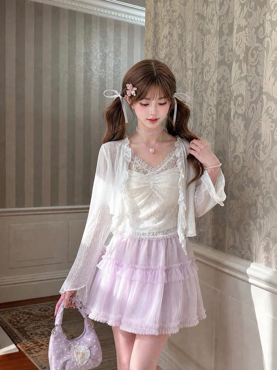Cloud Kiss Crop Cardigans-Outerwear-ntbhshop