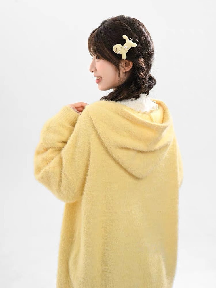 Kitty Candy Fuzzy Sweaters-Outerwear-ntbhshop