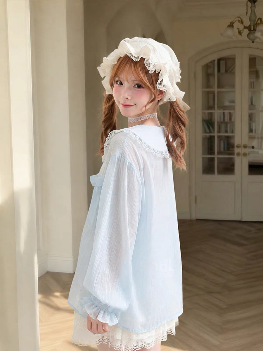 Cloud Ribbon Lyocell Blouse