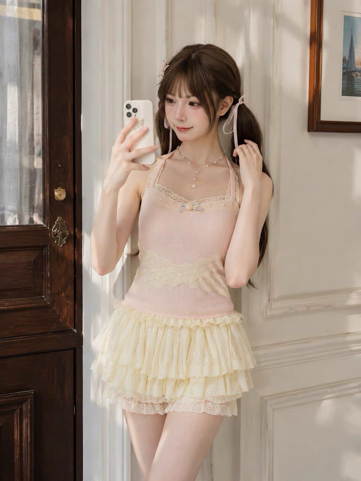 Blush Meringue Bra Camis-Tops-ntbhshop