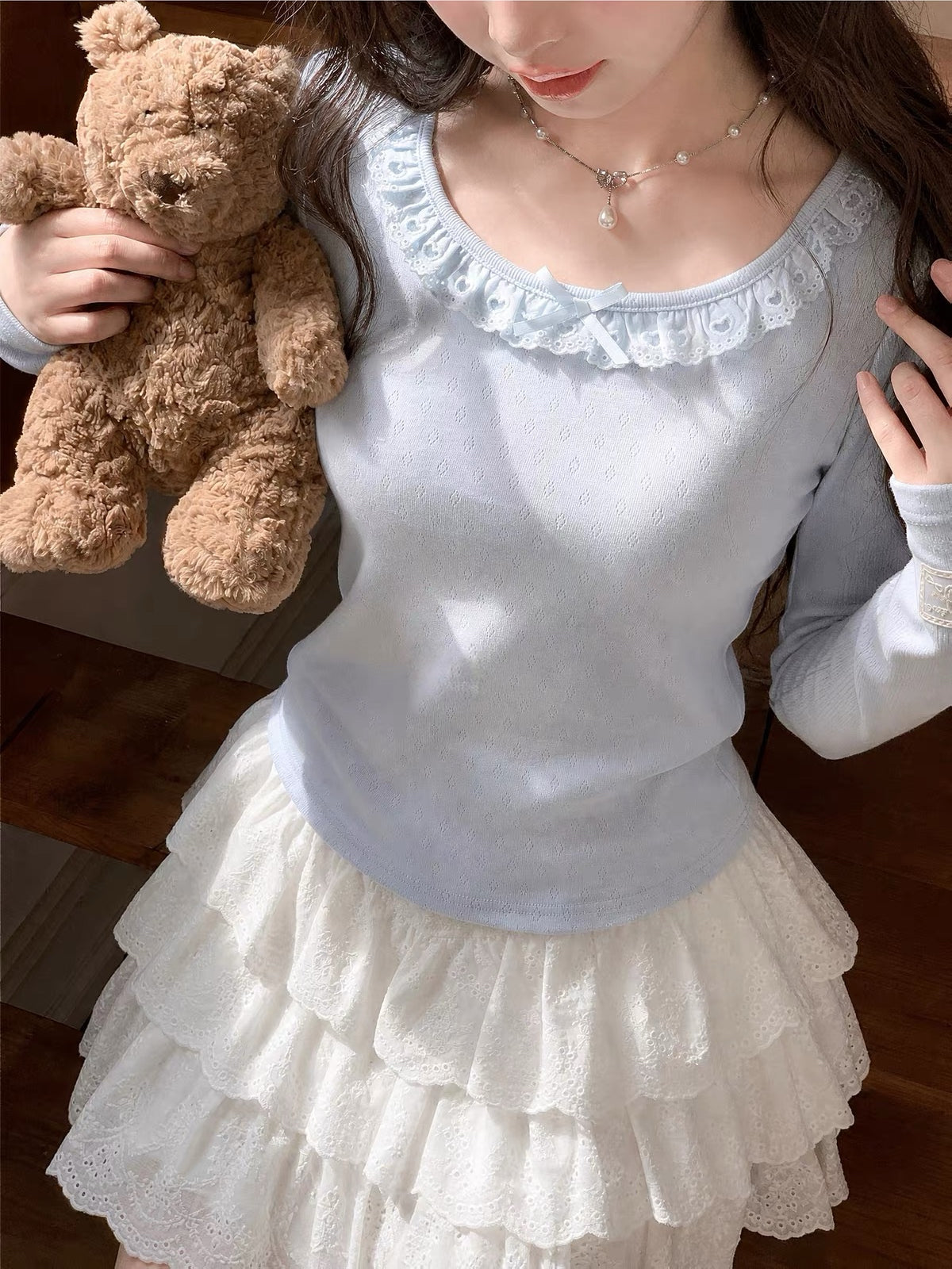 Dolly Charm Lace Tops-Tops-ntbhshop