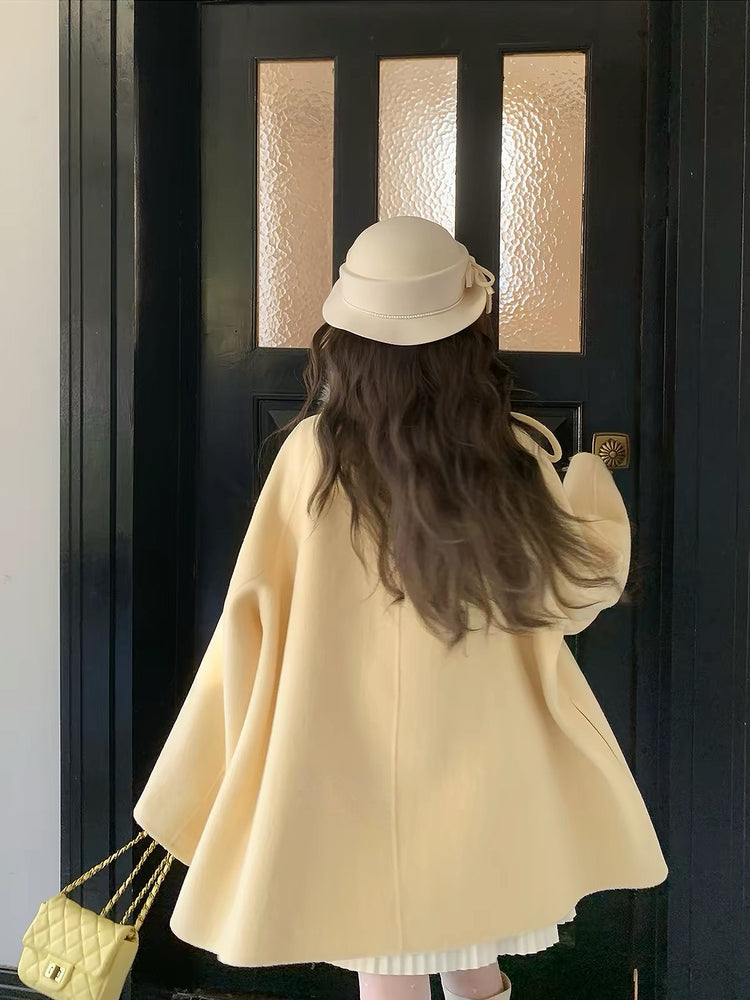 Bonbon Tether Wool Coats-Outerwear-ntbhshop