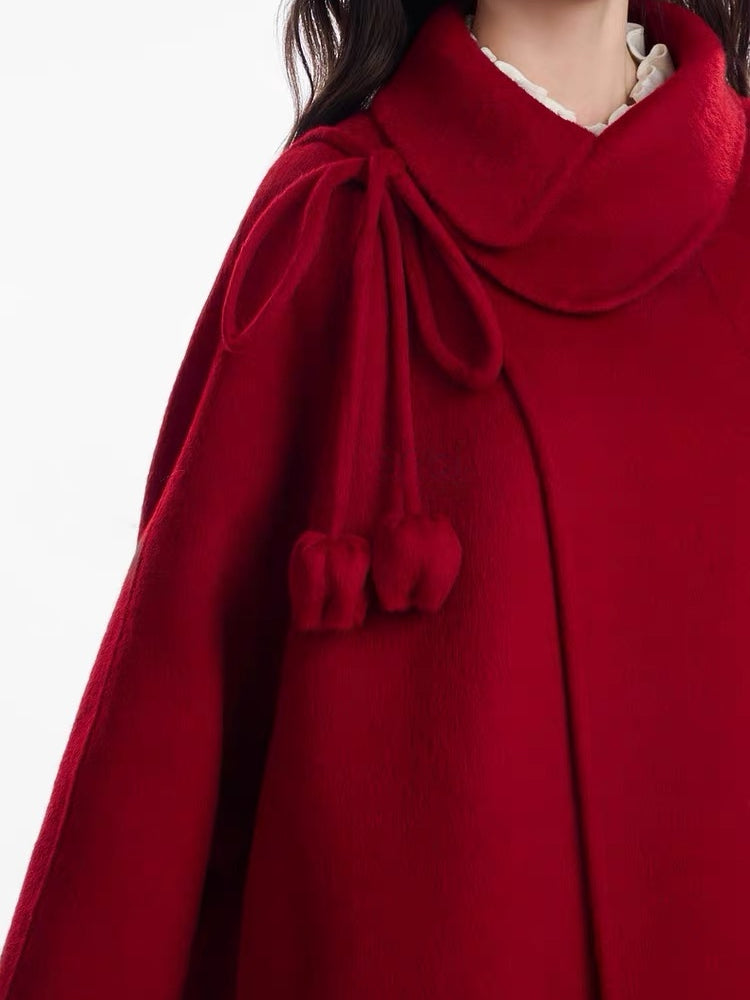 Bonbon Tether Wool Coats-Outerwear-ntbhshop