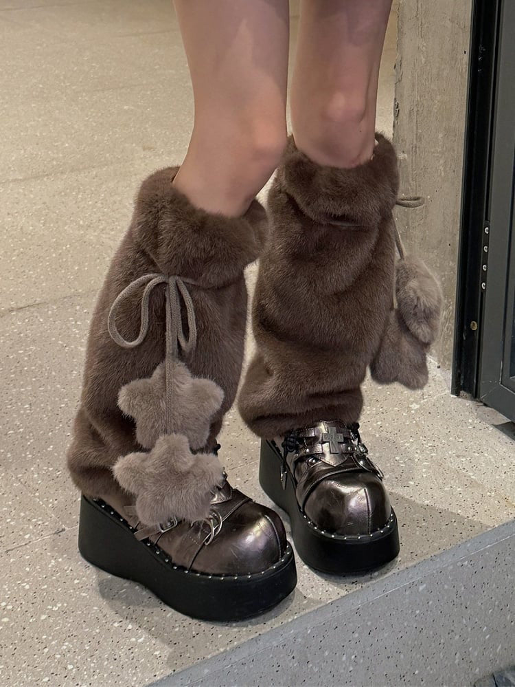 Moonbeam Sugar Puff Leg Warmers-ntbhshop