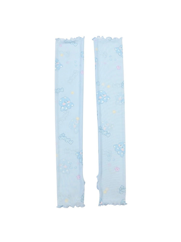 Cute Octopus Print Arm Sleeves-ntbhshop