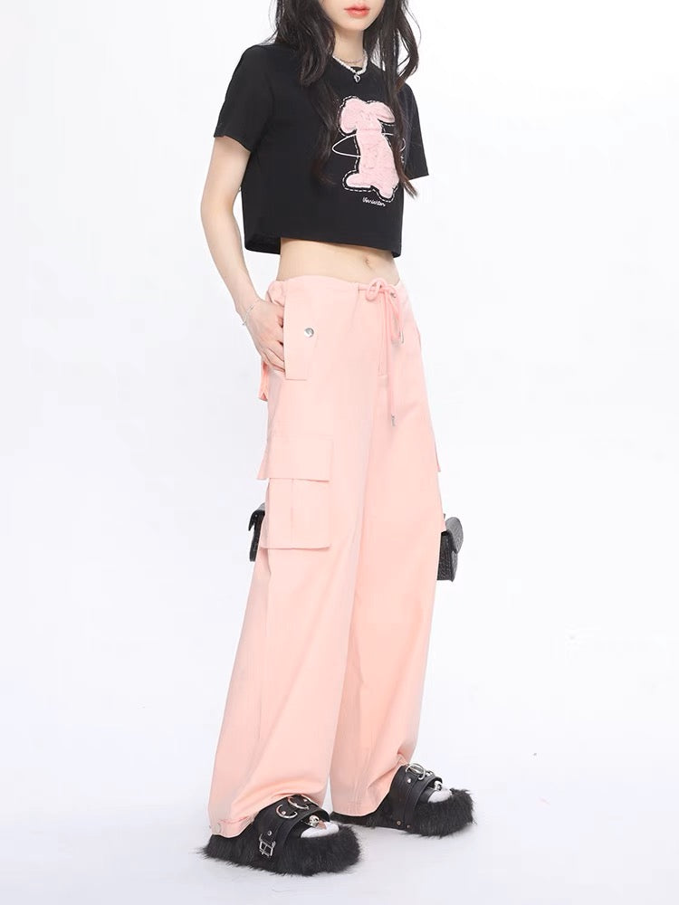 Streetwear Loose Fit Multi Pocket Pants-ntbhshop