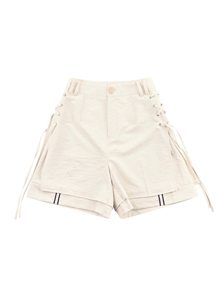 Cute Cinnamoroll Cotton Baggy Shorts-ntbhshop