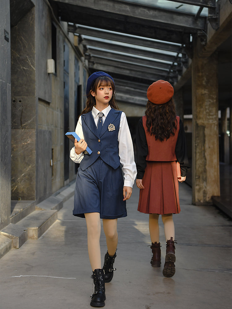 Wisdom Blue Vest & Shorts-ntbhshop