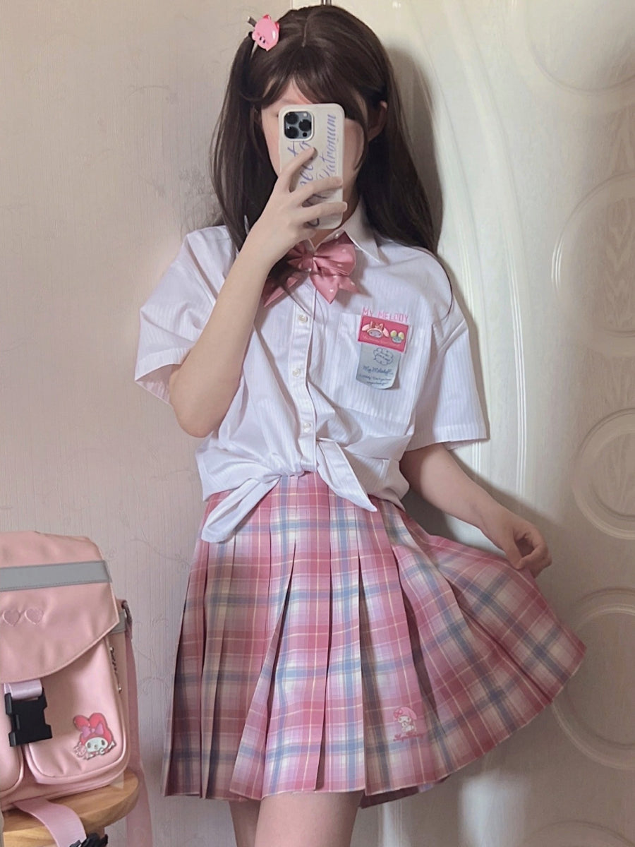 My Melody JK Uniform Skirts-ntbhshop