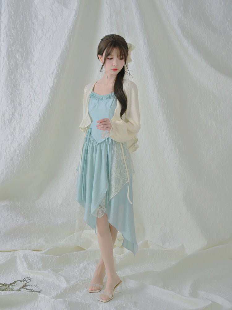 Blue Haze Romance Outerwear & Dress-ntbhshop