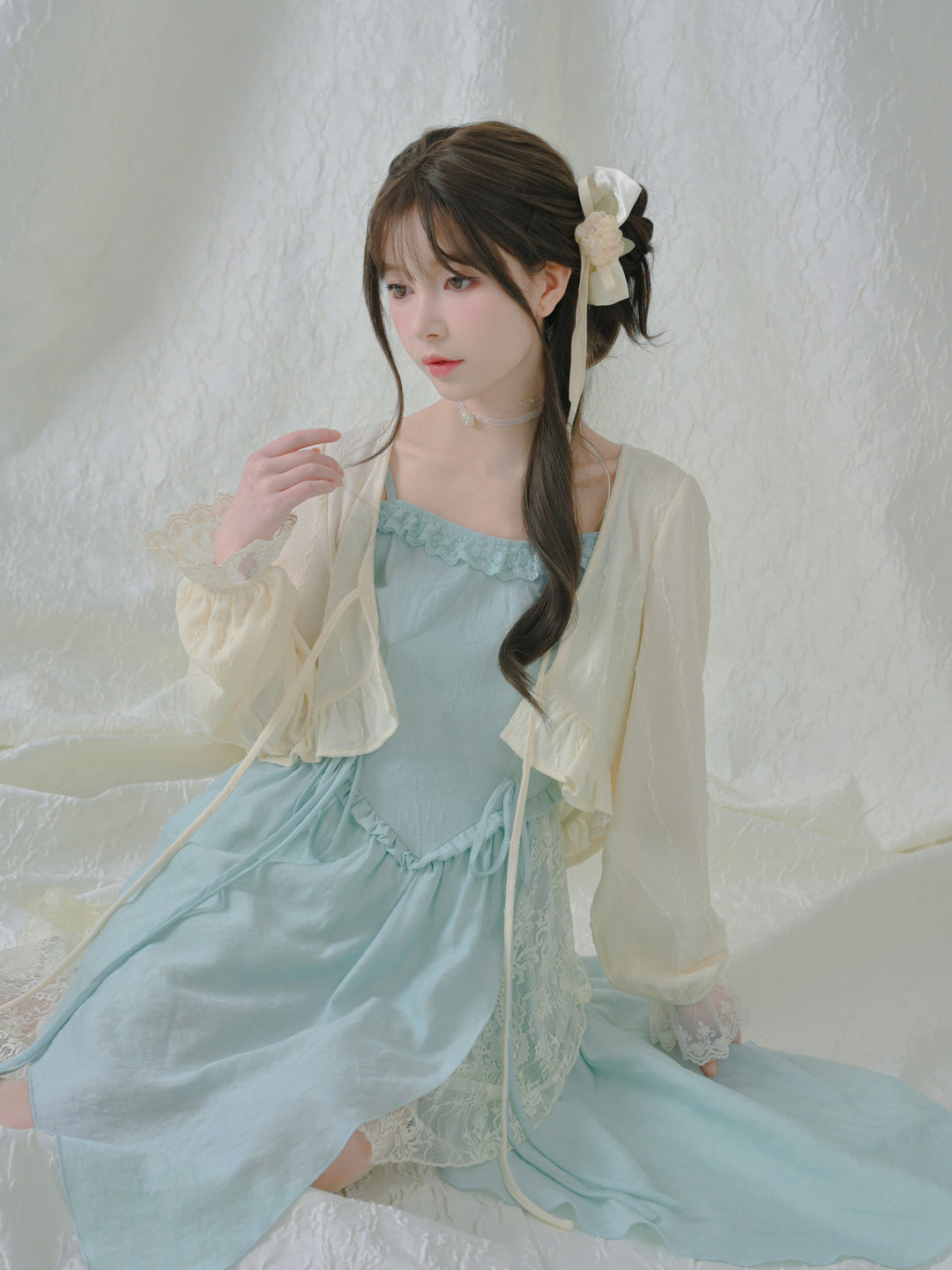 Blue Haze Romance Outerwear & Dress