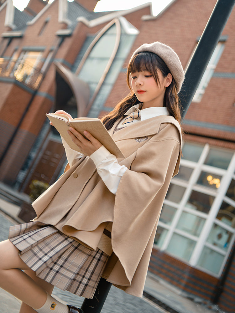 Cappuccino JK Uniform Skirts-Sets-ntbhshop