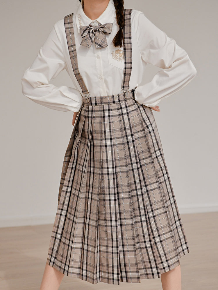 Cappuccino JK Uniform Skirts-Sets-ntbhshop