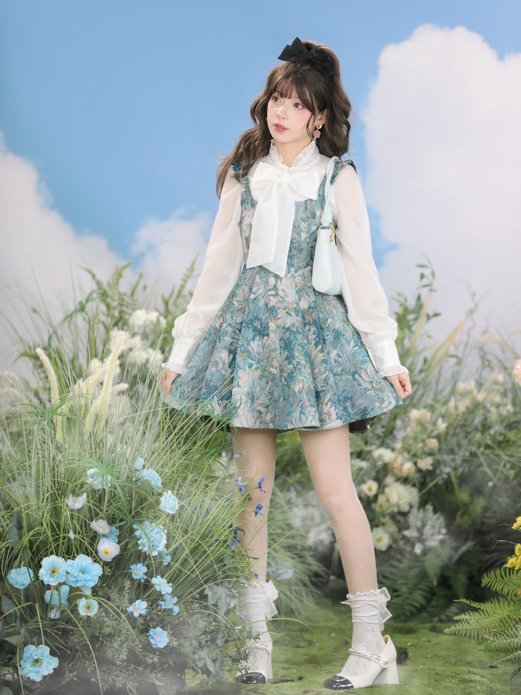 Chrysanthemum Dreams Blouse, Shorts & Dresses-ntbhshop