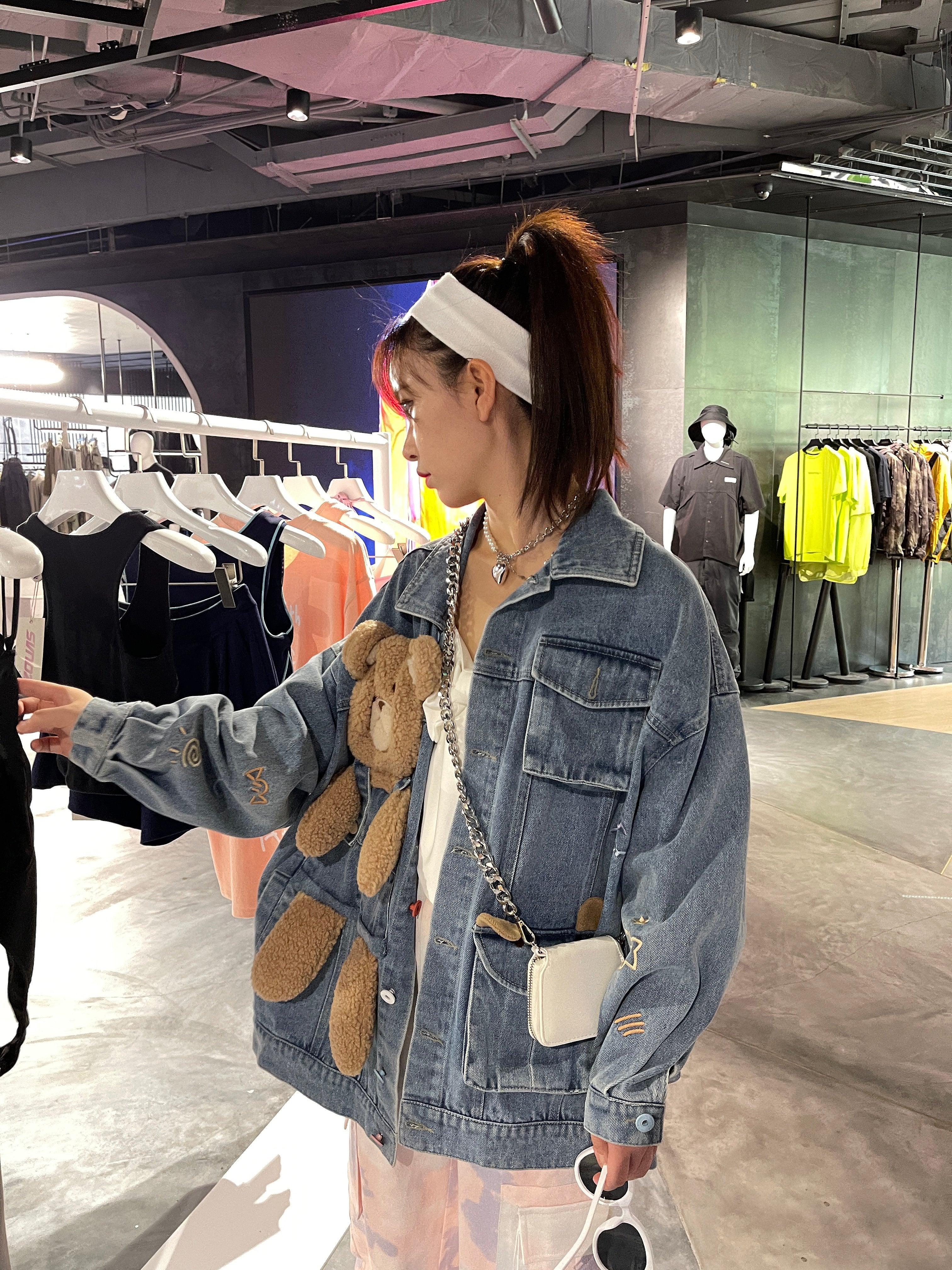 Big Bear Denim Jacket-ntbhshop