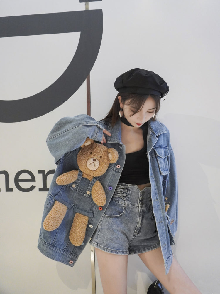 Big Bear Denim Jacket-ntbhshop