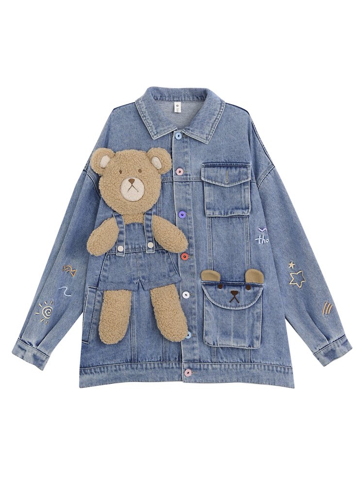 Big Bear Denim Jacket-ntbhshop