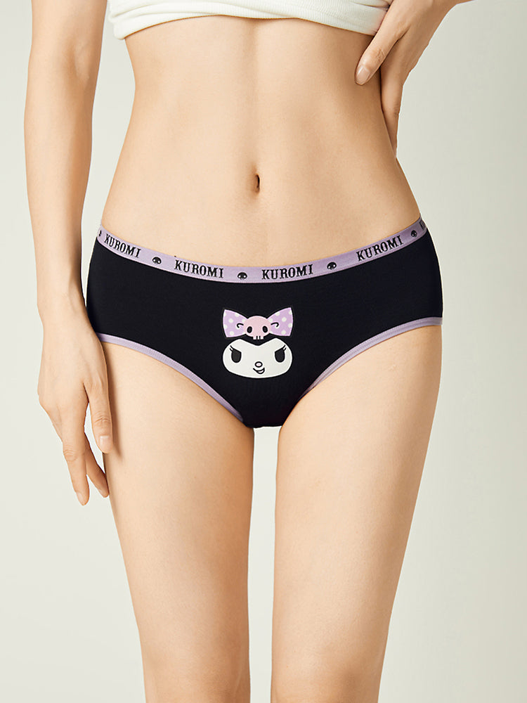 Sanrio Kuromi Shorts Panties Black Women Underwear Japan Limited JP-size  [S/M]
