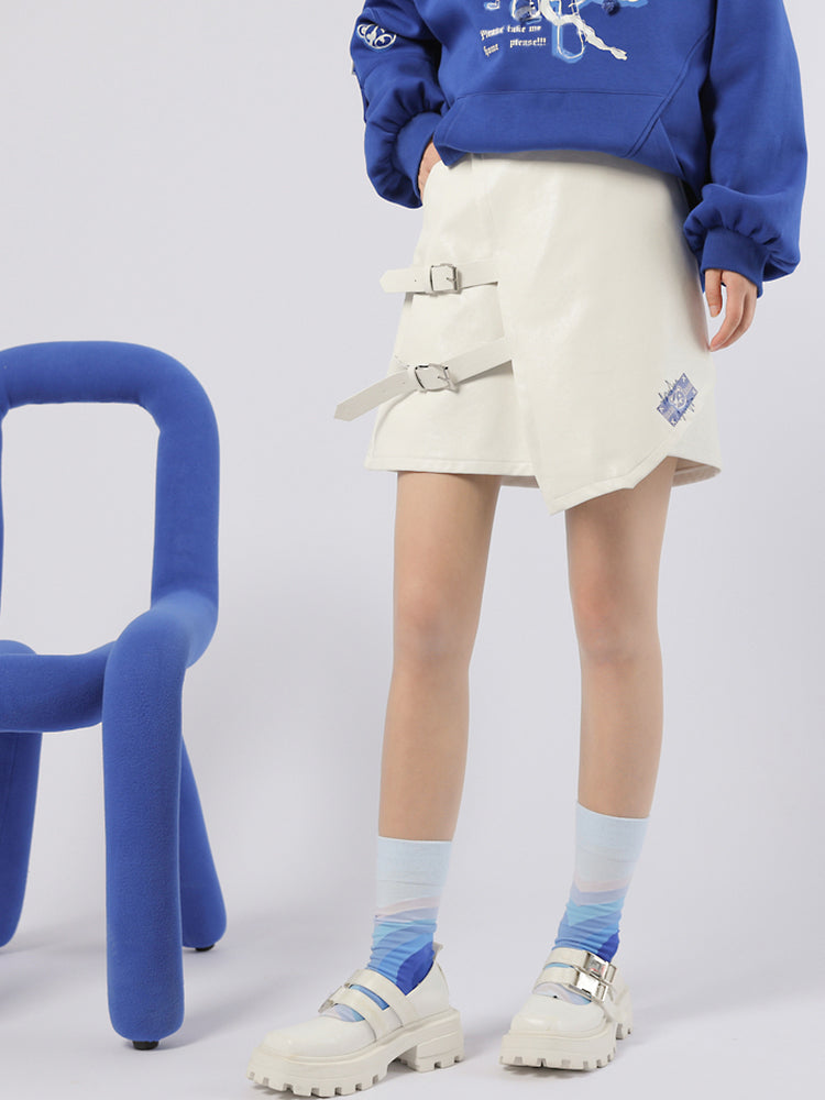 Electric Poise Klein Blue Hoodie & Skirt-ntbhshop