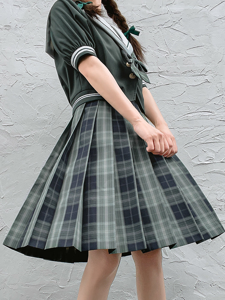 Evergreen JK Uniform Skirts-Sets-ntbhshop