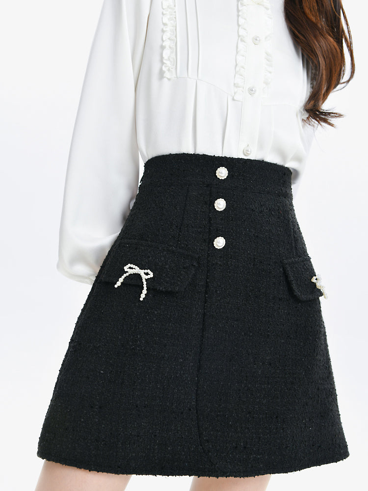 Sweety Girl Tweed Crop Jacket, Skirt & Blouse-ntbhshop