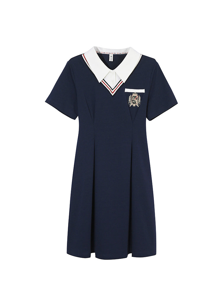 Royal School Polo Dress, Crop Top & Skirt-ntbhshop