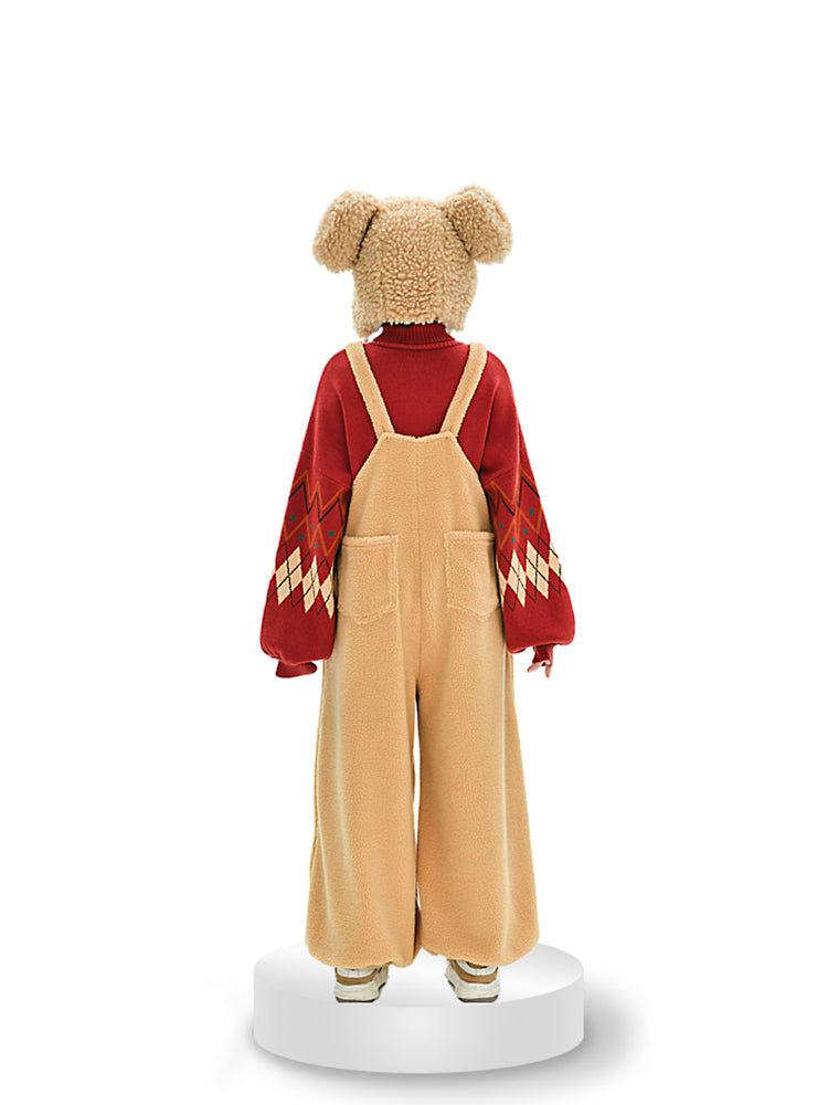 Winnie the Pooh Fleece Overall Pants-ntbhshop