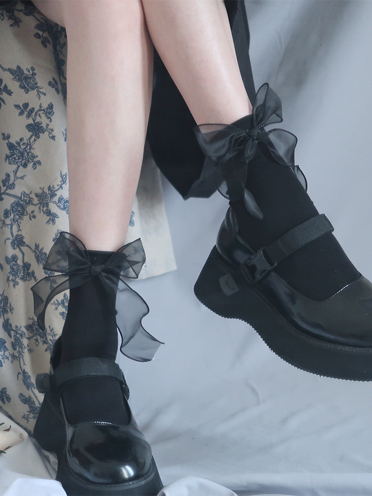 Ribbon Party Ankle Socks-ntbhshop