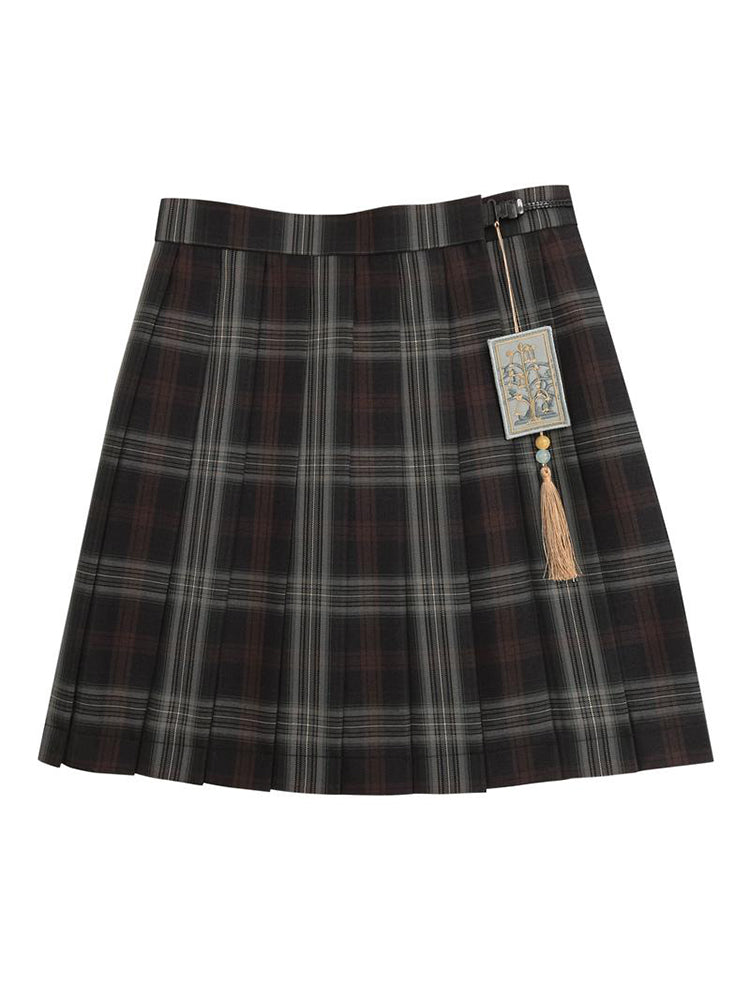 Bronze Heavenly Tree JK Uniform Skirts-ntbhshop