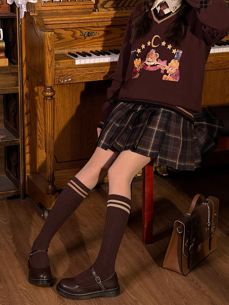 Royal Bear JK Uniform Skirts-Sets-ntbhshop