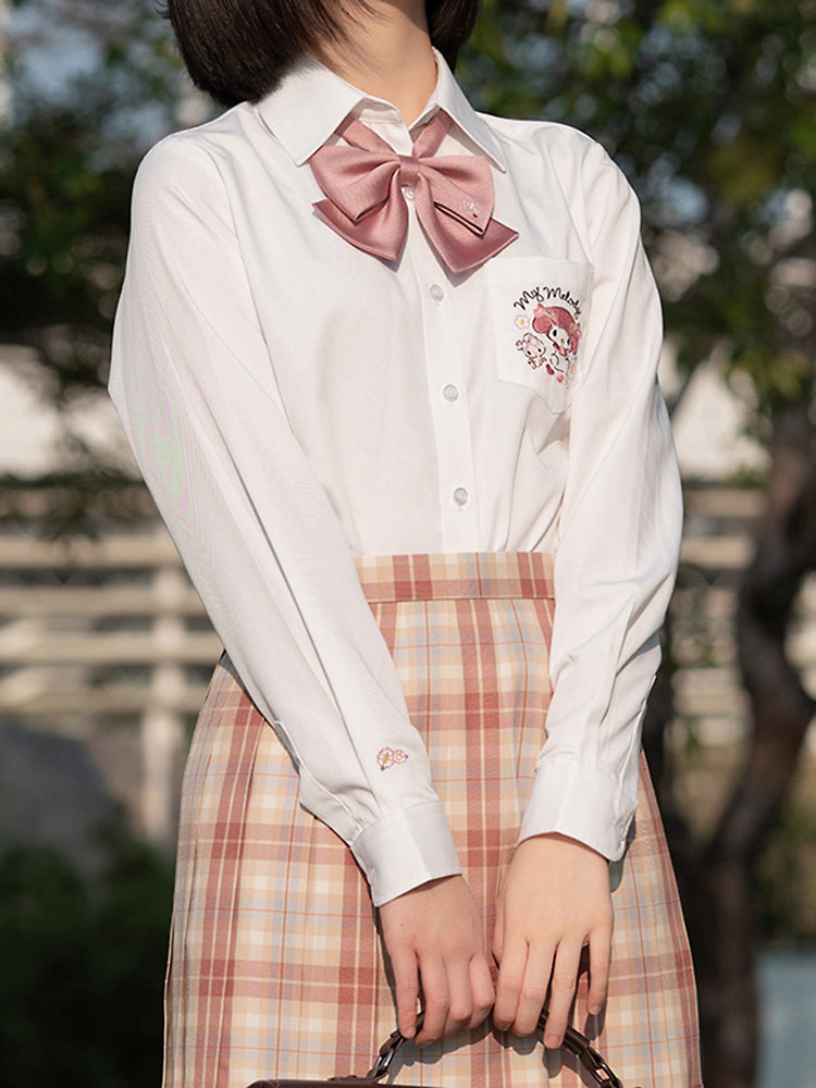 Kuromi Cinnamoroll Pompompurin JK Uniform Shirt-ntbhshop