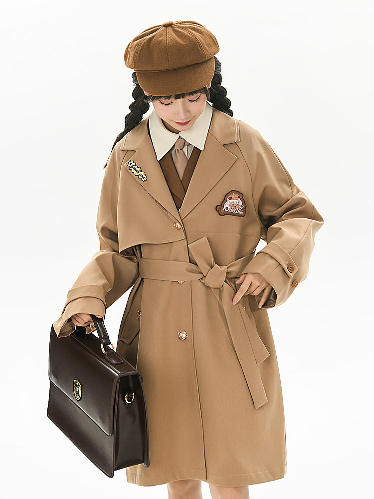 Bear Detective French Coat-ntbhshop
