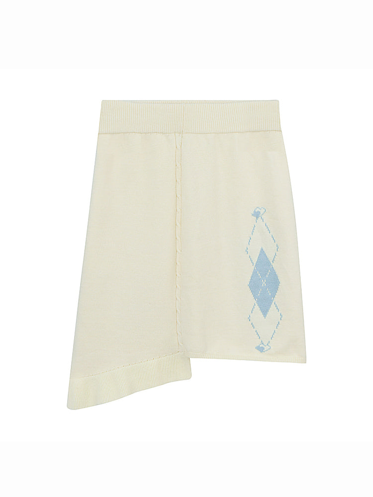 Milky Cloud Knit Cardigan, Top & Skirt-ntbhshop