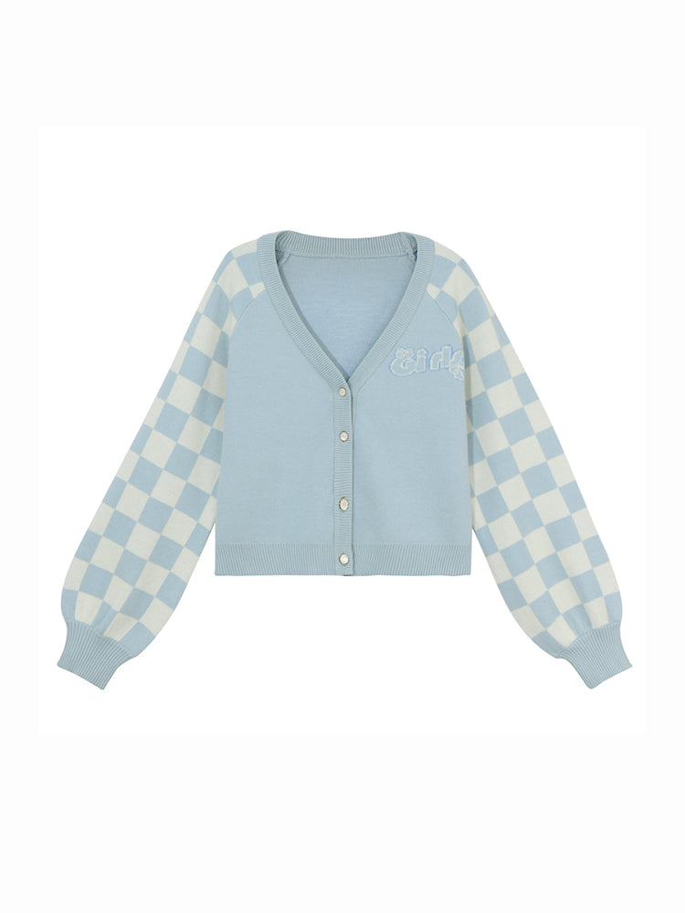 Milky Cloud Knit Cardigan, Top & Skirt-ntbhshop