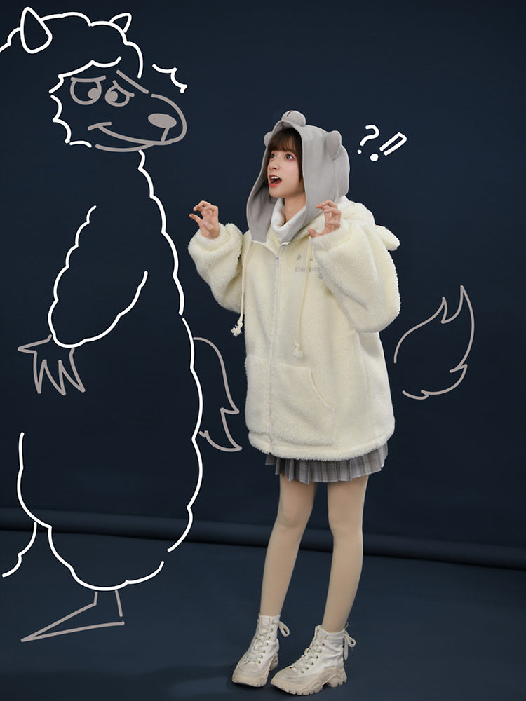 Sheep Cloud Fleece Jacket-ntbhshop