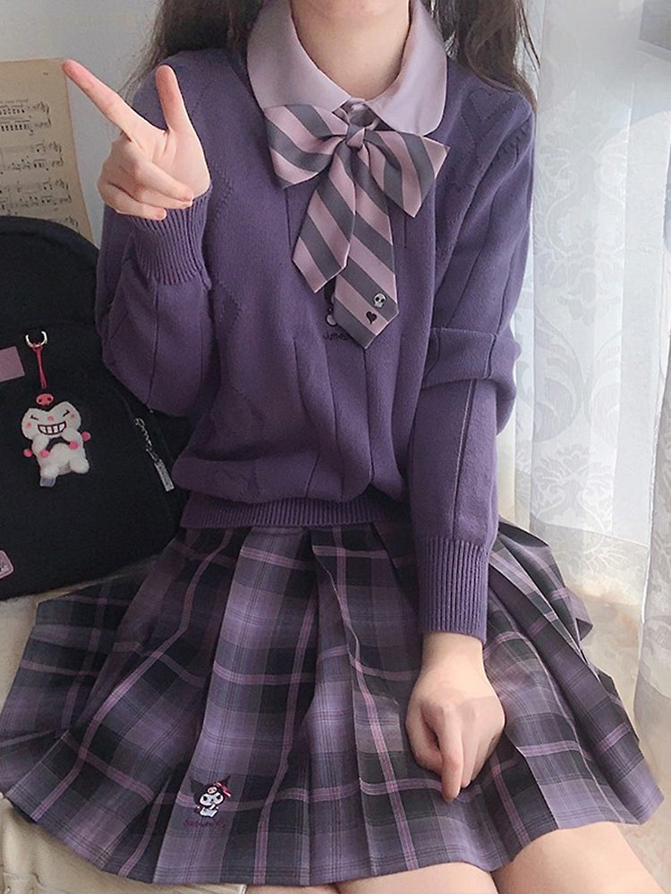 Kuromi JK Uniform Skirts-ntbhshop