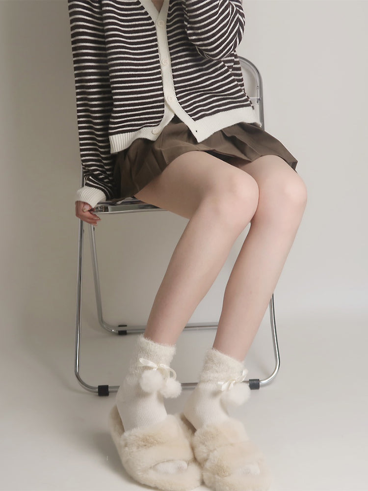 Snow Ball Ankle & Crew Socks-ntbhshop