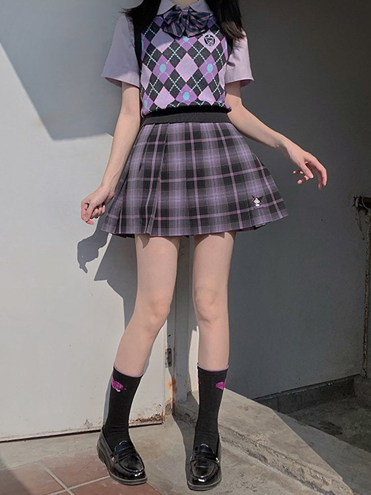 Kuromi JK Uniform Skirts - ntbhshop