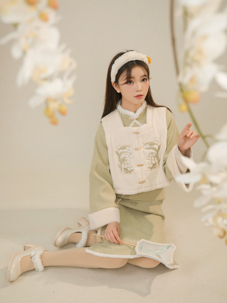 Bellflower Fleece Vest & Dress-ntbhshop