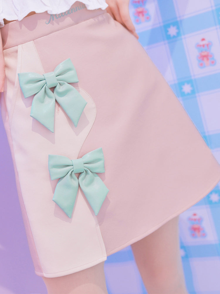 Candy Rebel Leather Skirt-ntbhshop