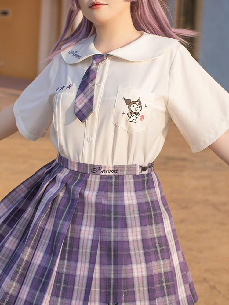 Kuromi My Melody Cinnamoroll Pompompurin JK Uniform Bow Ties & Shirts-ntbhshop