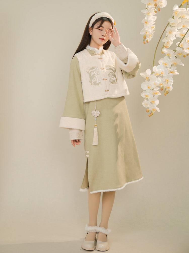 Bellflower Fleece Vest & Dress-ntbhshop